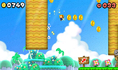 画像ギャラリー No.005のサムネイル画像 / 3DS「New スーパーマリオブラザーズ 2」,追加パック第3弾「きろくにチャレンジ! Cパック」「きけんなあしばをつきすすめ! パック」を本日配信