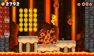 画像ギャラリー No.015のサムネイル画像 / 3DS「New スーパーマリオブラザーズ 2」,追加パック第3弾「きろくにチャレンジ! Cパック」「きけんなあしばをつきすすめ! パック」を本日配信