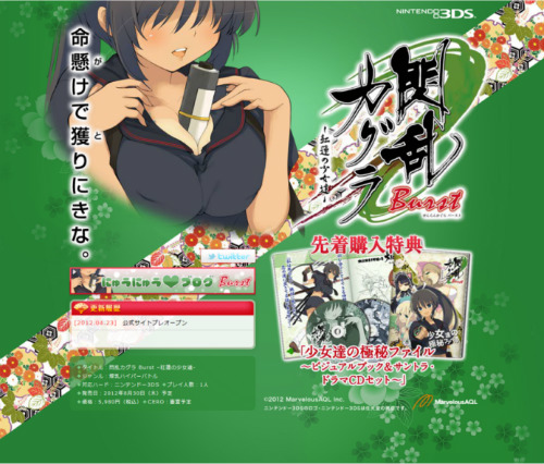 画像ギャラリー No.005のサムネイル画像 / 3DS「閃乱カグラ Burst -紅蓮の少女達-」が8月30日に発売。「ニコニコ超会議」では，マーベラスAQLブース内に特設コーナーも
