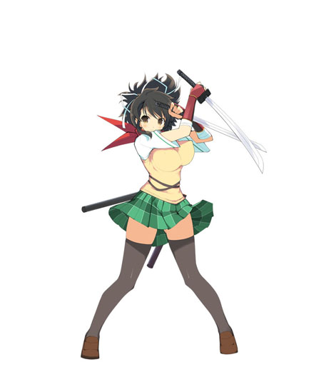 画像ギャラリー No.002のサムネイル画像 / 「閃乱カグラ Burst -紅蓮の少女達-」公式サイトでプロモーションムービー第1弾＆パッケージデザインを公開