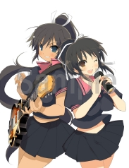 画像ギャラリー No.002のサムネイル画像 / 「閃乱カグラ Burst -紅蓮の少女達-」，店舗別予約特典に描かれるイラストが公開。テレビアニメの公式サイトもオープン