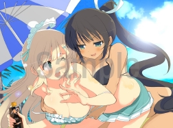 画像ギャラリー No.006のサムネイル画像 / 「閃乱カグラ Burst -紅蓮の少女達-」，店舗別予約特典に描かれるイラストが公開。テレビアニメの公式サイトもオープン