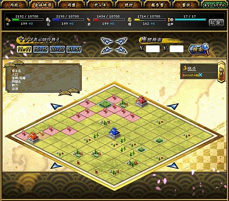 画像ギャラリー No.010のサムネイル画像 / 「ブラウザ戦国BASARA」，攻略情報第2弾を公開。武将や兵の能力を把握して領地を拡大せよ