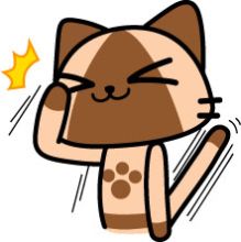 画像ギャラリー No.004のサムネイル画像 / アイルーが「LINE」のスタンプに登場。バリエーション豊かな40種をセットで販売