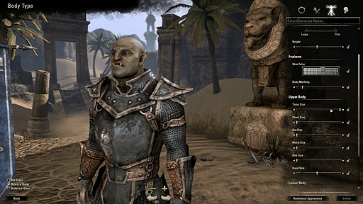 画像ギャラリー No.003のサムネイル画像 / 「The Elder Scrolls Online」のキャラクタークリエイション部分を解説するトレイラーが公開