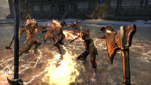 画像ギャラリー No.006のサムネイル画像 / スケール感が半端ではない「The Elder Scrolls Online」のPvPコンテンツ「Alliance War(同盟戦争)」。攻城兵器の弾が飛び交う戦場からプレイレポートをお届け