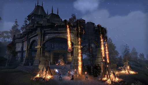 画像ギャラリー No.008のサムネイル画像 / スケール感が半端ではない「The Elder Scrolls Online」のPvPコンテンツ「Alliance War(同盟戦争)」。攻城兵器の弾が飛び交う戦場からプレイレポートをお届け