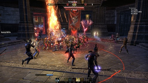 画像ギャラリー No.012のサムネイル画像 / スケール感が半端ではない「The Elder Scrolls Online」のPvPコンテンツ「Alliance War(同盟戦争)」。攻城兵器の弾が飛び交う戦場からプレイレポートをお届け