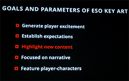 画像ギャラリー No.009のサムネイル画像 / ［GDC 2019］「The Elder Scrolls Online」におけるキーアート制作講座：ゲームの魅力を伝える「キーアート」には何が必要か？