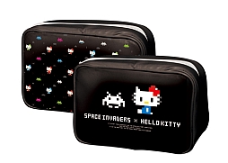 画像ギャラリー No.001のサムネイル画像 / 「スペースインベーダー」とハローキティのコラボグッズが2013年秋に登場予定