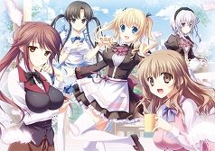 画像ギャラリー No.001のサムネイル画像 / PSPで喫茶店「リバーライト」をヒロイン達と共に再建しよう。「シュクレ PORTABLE」が9月13日に発売，新キャラのシルエットが公開