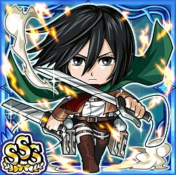 画像ギャラリー No.002のサムネイル画像 / 「探検ドリランド」,「進撃の巨人」とのコラボ第2弾を開催。SSSRミカサが登場
