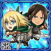 画像ギャラリー No.006のサムネイル画像 / 「探検ドリランド」,「進撃の巨人」とのコラボ第2弾を開催。SSSRミカサが登場