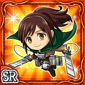 画像ギャラリー No.008のサムネイル画像 / 「探検ドリランド」,「進撃の巨人」とのコラボ第2弾を開催。SSSRミカサが登場