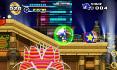 画像ギャラリー No.004のサムネイル画像 / Android版「ソニック・ザ・ヘッジホッグ4 エピソードI」の配信が本日開始。さまざまなアクションを駆使してステージ攻略に挑め