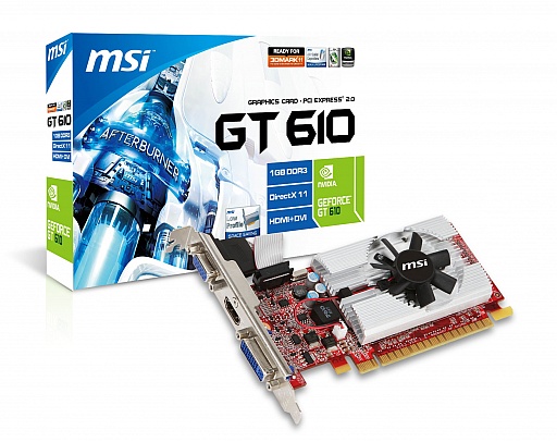画像ギャラリー No.001のサムネイル画像 / すべてLow Profileに対応するGT 610･620･630カードがMSIから登場