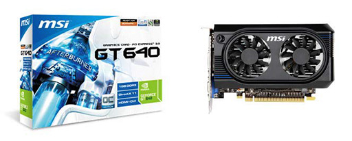 画像ギャラリー No.001のサムネイル画像 / 独自クーラー搭載でOC仕様のMSI製GT 640カード。メモリ容量違いなど3種