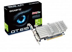 画像ギャラリー No.001のサムネイル画像 / ファンレス仕様のGIGA-BYTE製GT 610カードが発売。価格は5000円前後