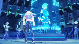画像ギャラリー No.011のサムネイル画像 / ［TGS 2012］3DS版「エクストルーパーズ」のプレイレポートをお届け。“マンガチック”な演出と3D立体視の相性は抜群で，カプコンらしい手触りのアクション