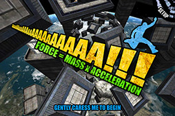 画像ギャラリー No.004のサムネイル画像 / iOS向けアクション「AaaaaAAaaaAAAaaAAAAaAAAAA!!! (Force = Mass x Acceleration)」を紹介する「(ほぼ)日刊スマホゲーム通信」第91回