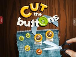 画像ギャラリー No.003のサムネイル画像 / ちょきちょき切ってボタンを集めるiOS向け「Cut the Buttons」が日本語に対応