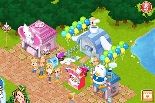 画像ギャラリー No.002のサムネイル画像 / iOS向け「ハローキティワールド」がDL数25万を突破。バージョンアップを実施