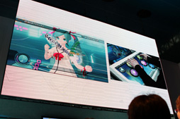 画像ギャラリー No.018のサムネイル画像 / ［TGS 2012］「初音ミク Project DIVA Arcade」に「Project mirai」から4曲が追加。開発陣トークが盛りだくさんの「オビでぃばっ！（2日目）」