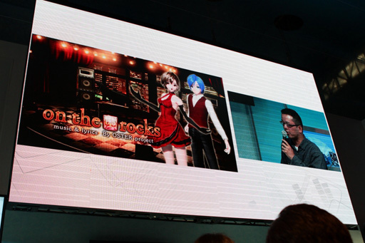 画像ギャラリー No.026のサムネイル画像 / ［TGS 2012］「初音ミク Project DIVA Arcade」に「Project mirai」から4曲が追加。開発陣トークが盛りだくさんの「オビでぃばっ！（2日目）」