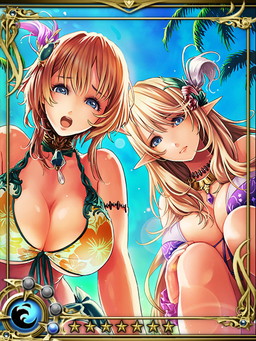 画像ギャラリー No.002のサムネイル画像 / 「天空のレギオン」と「ドラゴンタクティクス」がコラボ。水着美女が多数登場