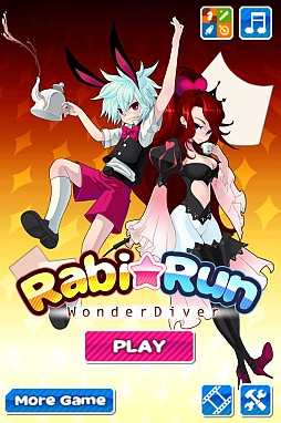 画像ギャラリー No.001のサムネイル画像 / iPhone向け「ラビラン★ワンダーダイバー」が配信。ハートの女王を救おう