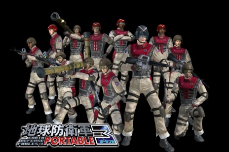 画像ギャラリー No.001のサムネイル画像 / 「地球防衛軍3 PORTABLE」公式サイトがオープンしゲーム概要や最新ムービーが公開に。初のオンライン通信による4人協力プレイに対応