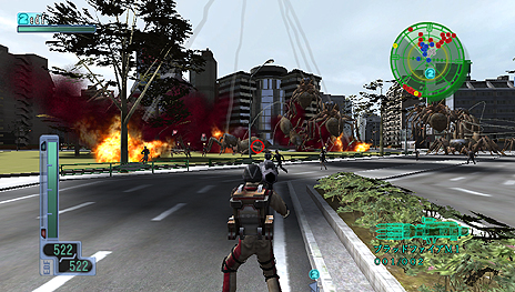 画像ギャラリー No.003のサムネイル画像 / PS Vita「地球防衛軍3 PORTABLE」，高重量＆高威力の新兵器を公開。協力プレイ向け/ペイルウィング用の武器情報も