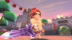 画像ギャラリー No.005のサムネイル画像 / 「ぎごしょくマスター」，紫色の「夢幻着せ替え武器」を入手可能な福袋が登場