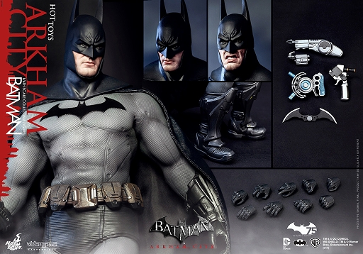 画像ギャラリー No.001のサムネイル画像 / 「バットマン：アーカム・シティ」版バットマンが1/6スケールフィギュアで登場