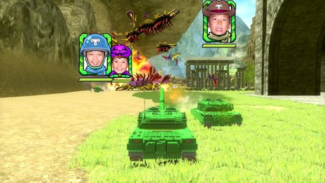画像ギャラリー No.009のサムネイル画像 / 「TANK!TANK!TANK!」プレイヤーが巨大敵となって対戦もできる!Wii U版のオリジナル要素などを紹介