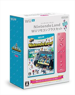 画像ギャラリー No.002のサムネイル画像 / アオ/ピンク色のWiiリモコンプラスが付属する「Nintendo Land　Wiiリモコンプラスセット」が7月13日発売に