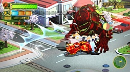 画像ギャラリー No.018のサムネイル画像 / ［E3 2012］プラチナゲームズの「Project P-100」（仮題）は，“自販機マン”や“便器マン”といったヒーローの一団が戦う新作アクション。直撮りムービー付きのプレイレポートを掲載
