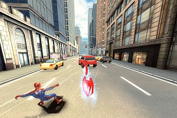 画像ギャラリー No.005のサムネイル画像 / iPhone/iPad向けアプリ「アメイジング・スパイダーマン」が配信開始。おなじみの「ウェブスイング」を使ったアクションをムービーでチェックしよう