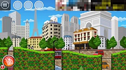 画像ギャラリー No.002のサムネイル画像 / 自転車漕いで世界を走破。スマートフォン向けアクション「チャリ走DX」を紹介する「(ほぼ)日刊スマホゲーム通信」第167回
