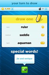 画像ギャラリー No.001のサムネイル画像 / スマフォ向けお絵描きクイズゲーム「Draw Something」が日本語に対応
