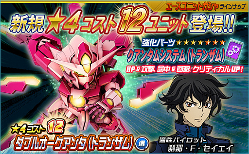 画像ギャラリー No.001のサムネイル画像 / 「SDガンダムオペレーションズ」,超総力戦に「リボンズ搭乗リボーンズガンダム(トランザム)」が登場