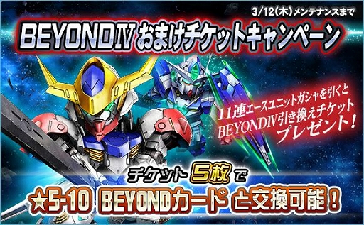 画像ギャラリー No.015のサムネイル画像 / 「SDガンダムオペレーションズ」で「BEYONDIVキャンペーン&イベント」が開催