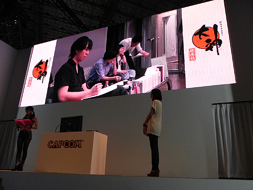 画像ギャラリー No.010のサムネイル画像 / ［TGS 2012］「大神 絶景版」ステージレポート。ピアノ/チェロ/尺八/ヴァイオリン/三味線の五重奏を楽しめるアレンジCDの収録風景も披露