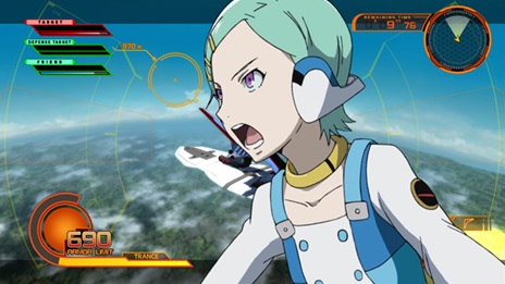 画像ギャラリー No.017のサムネイル画像 / 「エウレカセブンAO ―ユングフラウの花々たち― GAME＆OVA Hybrid Disc」に収録されるゲームの内容や登場機体を紹介