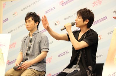 画像ギャラリー No.063のサムネイル画像 / ルビー・パーティーの新作タイトルは9月に発表。「100万人の遙かなる時空の中で」完成披露会と，高橋直純さん＆保志総一朗さんのトークセッションをレポート