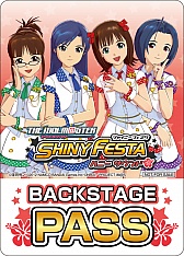 画像ギャラリー No.002のサムネイル画像 / バンダイナムコゲームス，「シャイニーフェスタ」の初回限定の封入特典「バックステージパス」所有者を対象にアイマスライブの先行申込受付を行うことを発表