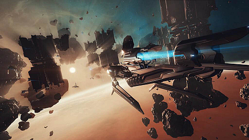 画像ギャラリー No.001のサムネイル画像 / 「Warframe」の最新拡張「Empyrean」(エンピリアン)を紹介する最新トレイラーを公開。大宇宙を舞台に船と船との戦いを満喫しよう