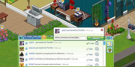 画像ギャラリー No.006のサムネイル画像 / Facebook用ソーシャルコミュニケーションゲーム「The Ville」の配信がスタート。理想の家を建てて友達と楽しい時間を過ごそう