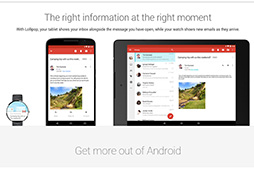 画像ギャラリー No.004のサムネイル画像 / 「Android 5.0」発表。搭載製品「Nexus 9」「Nexus 6」は国内でも近日発売