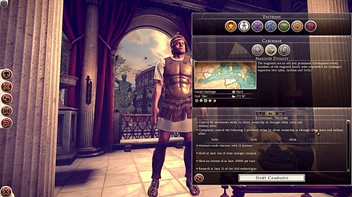 画像ギャラリー No.001のサムネイル画像 / 今回からは勝利条件が複数に。「Total War: Rome II」のキャンペーンモードを紹介するデモ映像を公開